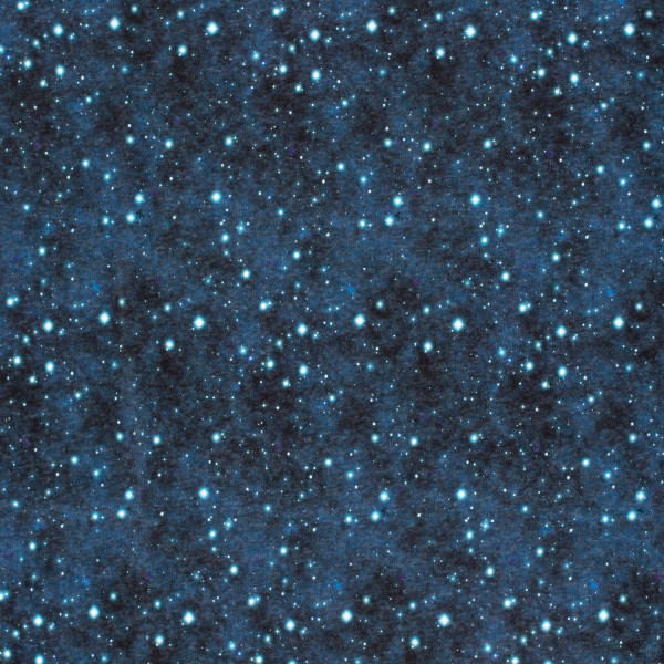 Heavy Kuschelsweat "Sternenhimmel" blau