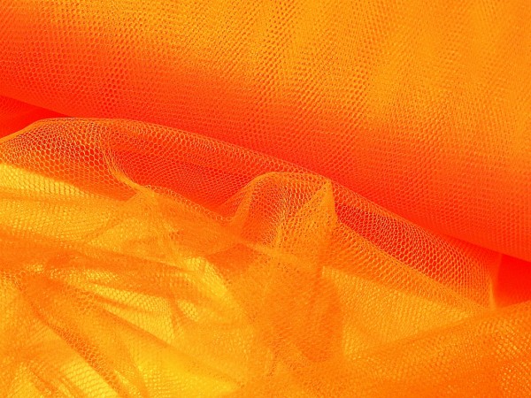 Wabentüll "neon orange"