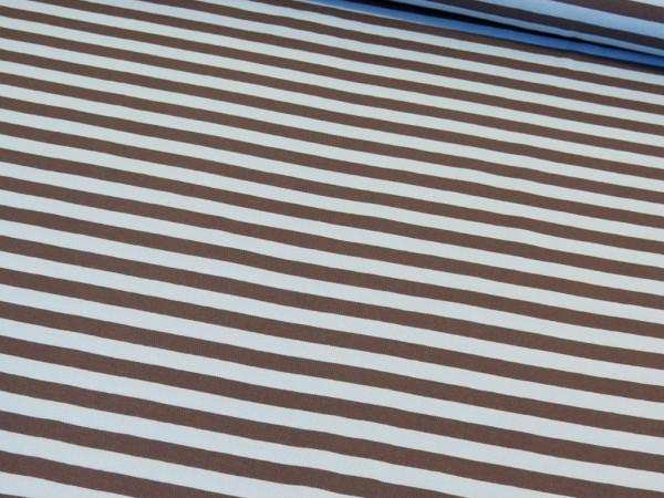 Baumwolljersey "Stripes 12mm" hellblau-grau