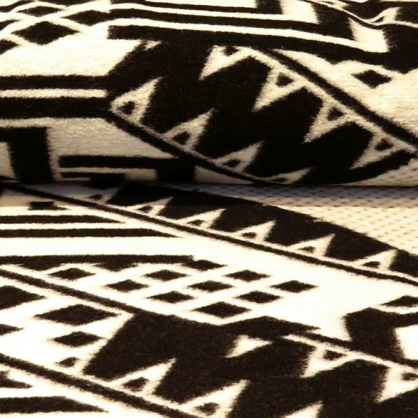 Walk "Poncho" schwarz-offwhite