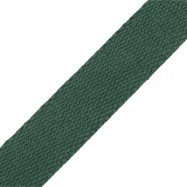 Baumwollgurtband "dunkelgrün" 25mm