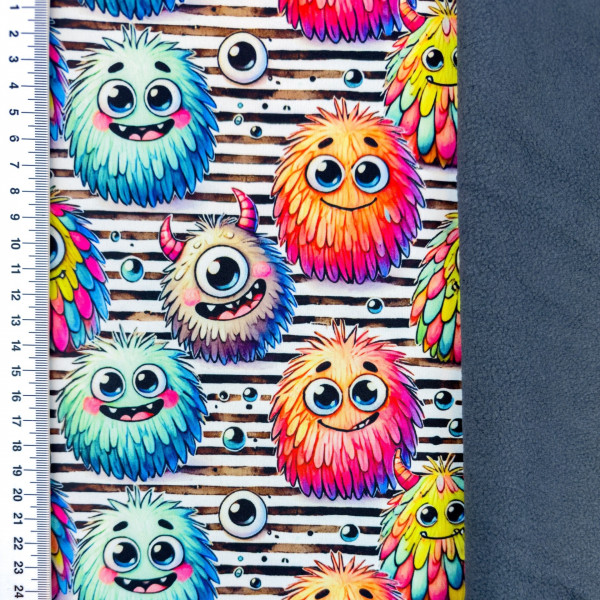 Softshell Digital "Goofy Eyes" bunt