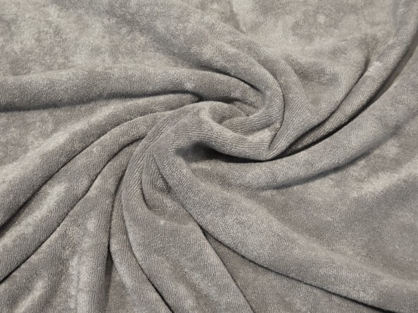 Stretch Frottee "Bambus" taupe