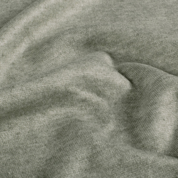 Viskose Strickstoff "Heavy Knit" olivgrün meliert