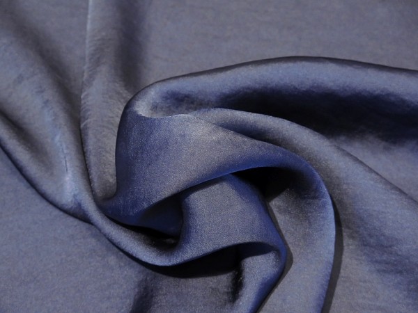 Silky Satin "jeansblau"