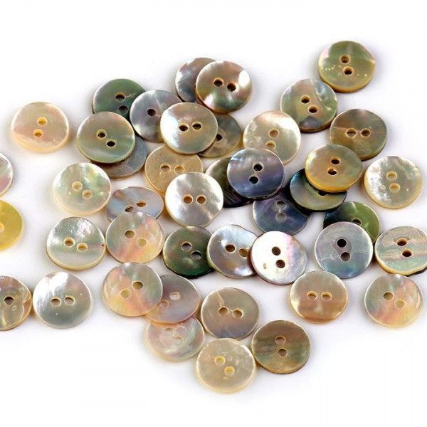 Perlmuttknopf "10mm"