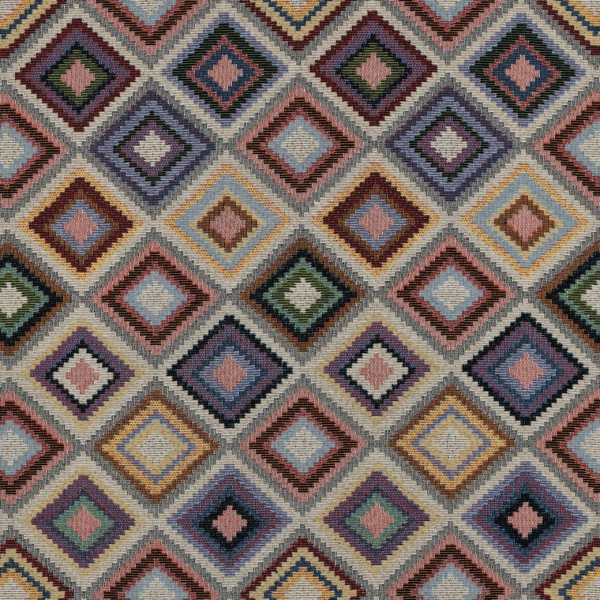 Dekostoff Gobelin "Triangles" bunt