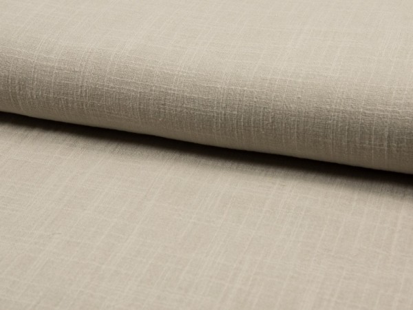 Musselin Leinenlook "beige"