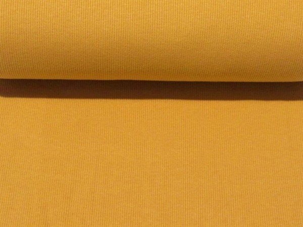 Rippbündchen "senf"