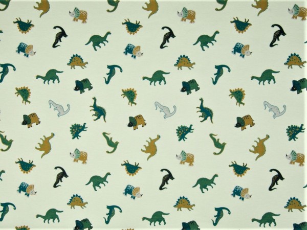 Baumwolljersey "Dino-Serie" klein