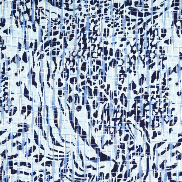 Viskose "Afrika" blau