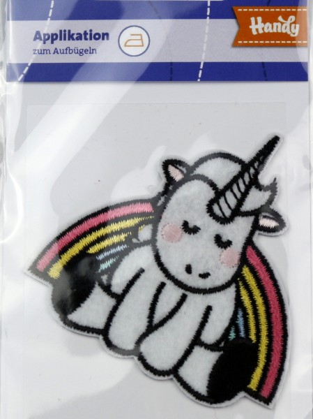 Applikation " Regenbogen Unicorn "
