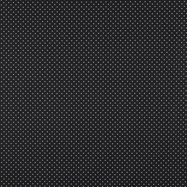 Beschichtete Baumwolle "Dots" schwarz