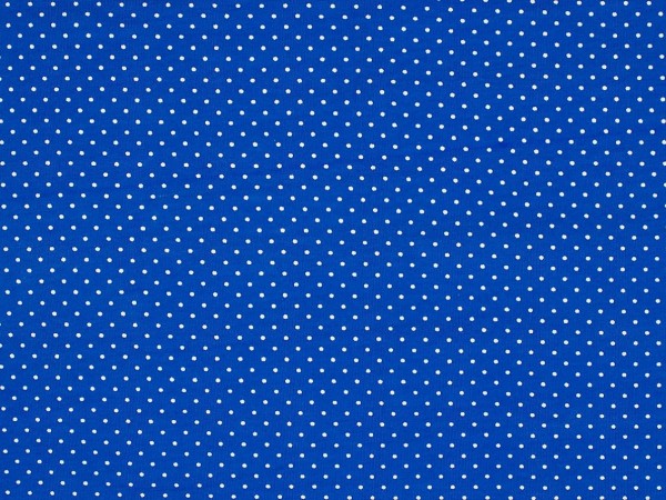 Baumwolljersey "Dots" royalblau