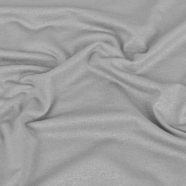 Viskose Glitzer Jersey "grau"