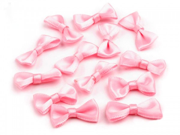 5Stk Satin Schleifen 12mmx25mm "rosa"