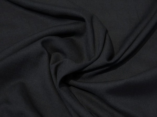 elastische Viskose in Leinenoptik "schwarz"