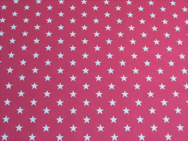 Baumwollstoff "Stars" pink