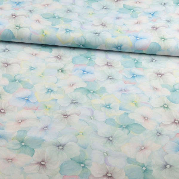 Viskose "Hortensia" soft aqua