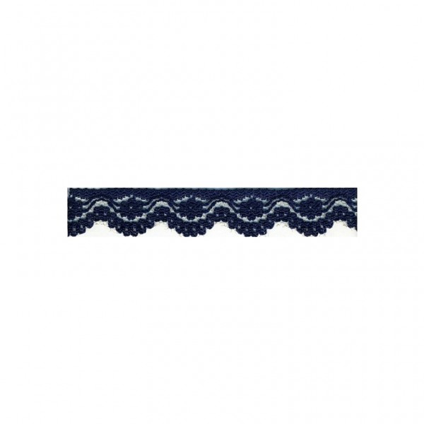 Nylonspitze Flower 12mm "navy"