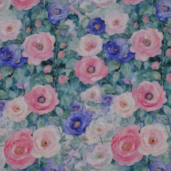 Musselin "Rosen"