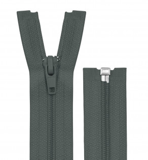 Reissverschluss teilbar - Spirale - dunkelgrau Reissverschluss teilbar - Spirale - dunkelgrau