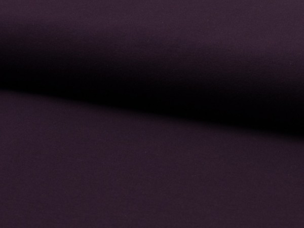 Baumwolljersey "aubergine"