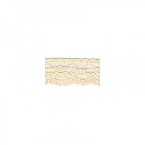 Nylonspitze Flower 25mm "beige"