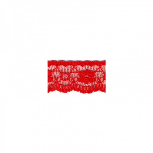Nylonspitze Flower 25mm "rot"