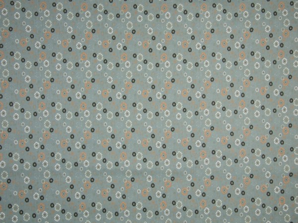 Baumwoll Webware "Flower" dusty