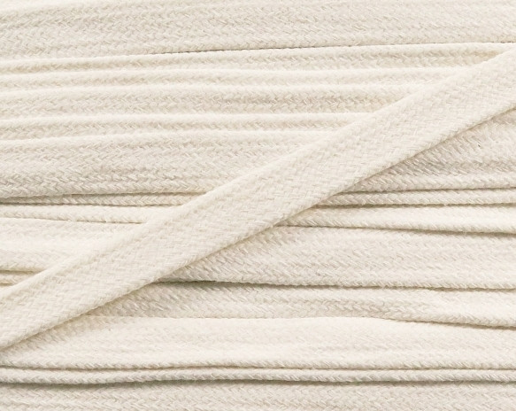 Flachkordel " Creme "