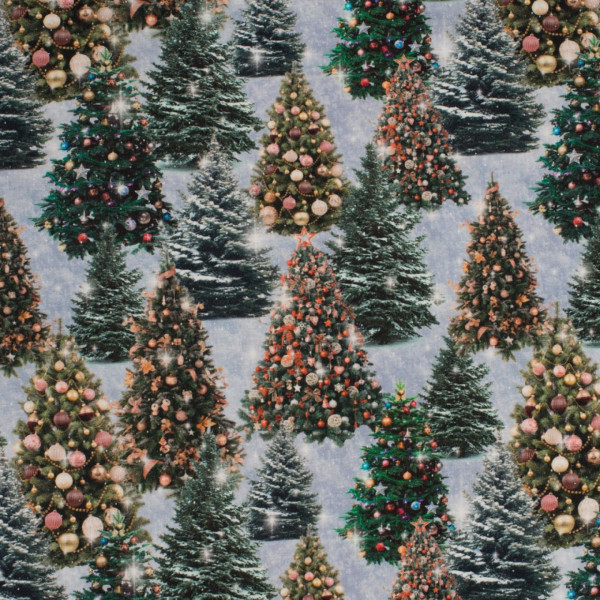 Baumwolljersey "Weihnachtsbaum"