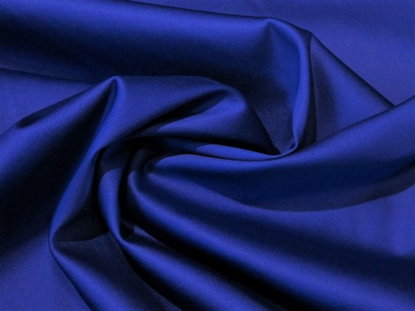 Baumwollsatin "royalblau"