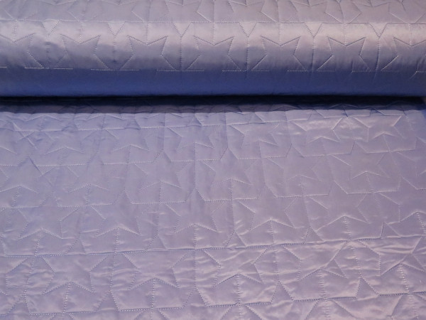 Steppstoff "Sterne" hellblau