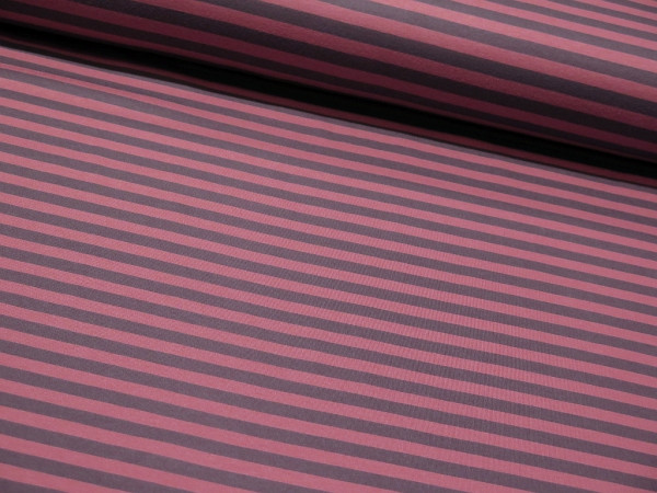 Bio Interlock "Stripes" dusty rose