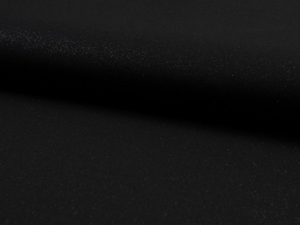 Punto Jersey "Glitzer" schwarz