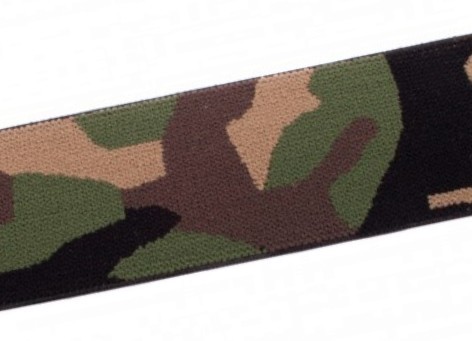 weicher Gummi 40mm "Camouflage" grün
