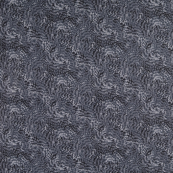 Baumwollstoff "Mini Batik" schwarz