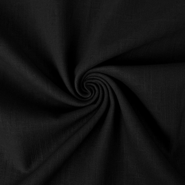 Leinen Washed "schwarz"