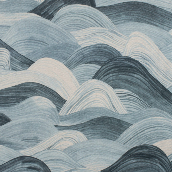 Canvas "Wellen" blau