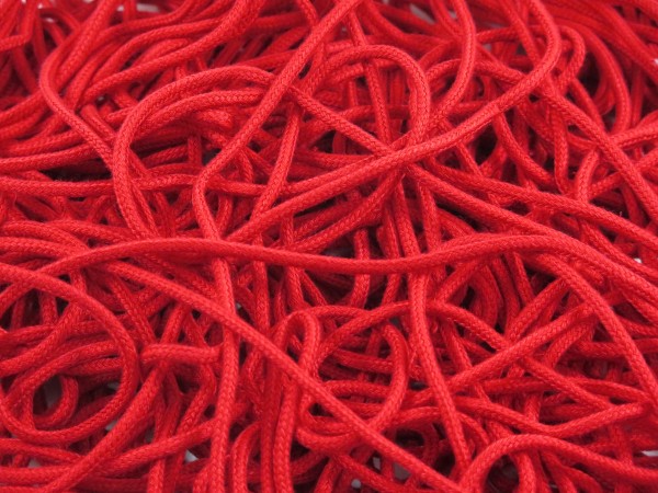 Kordel 3mm rot