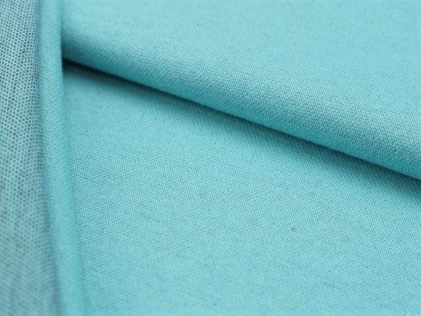 Jaquard-Sweat eisblau