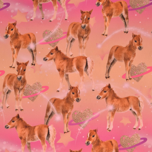 Softshell "Horse&Glitter" rosa