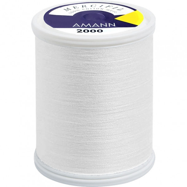 Amann Mercifil Handzwirn "No 12" weiss