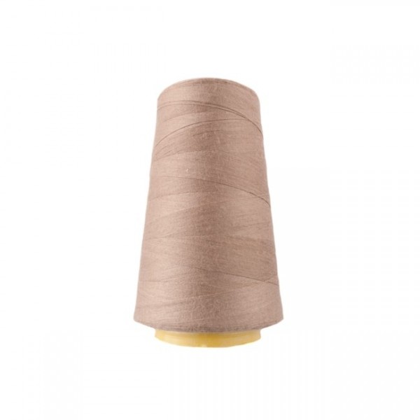 Overlockgarn "dunkelbeige" 3000yards