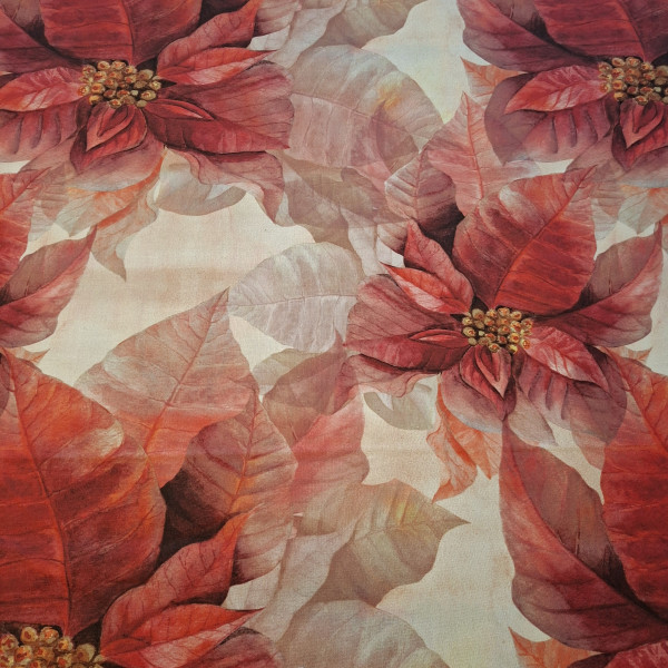 Baumwollstoff "Weihnachtsstern"