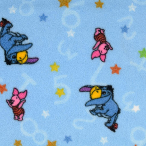 Polar Fleece "Winnie Pooh" blau