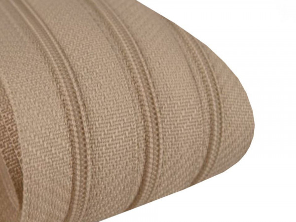 Reißverschluss Meterware " beige "