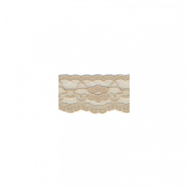 Nylonspitze Flower 25mm "taupe"