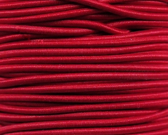Gummikordel " rot " 3mm